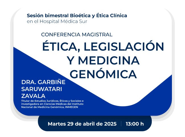 �tica, legislaci�n y medicina gen�mica